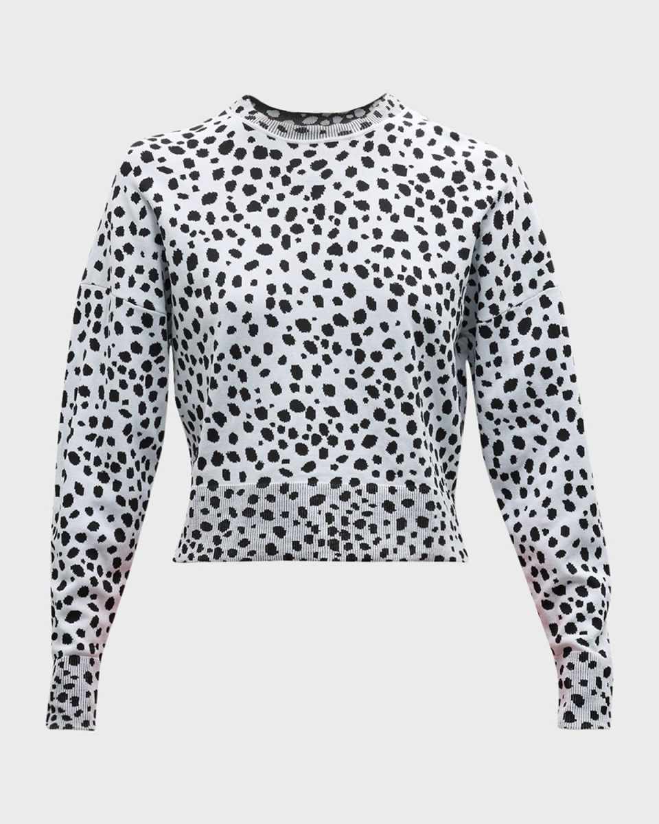 Leopard Jacquard Sweater