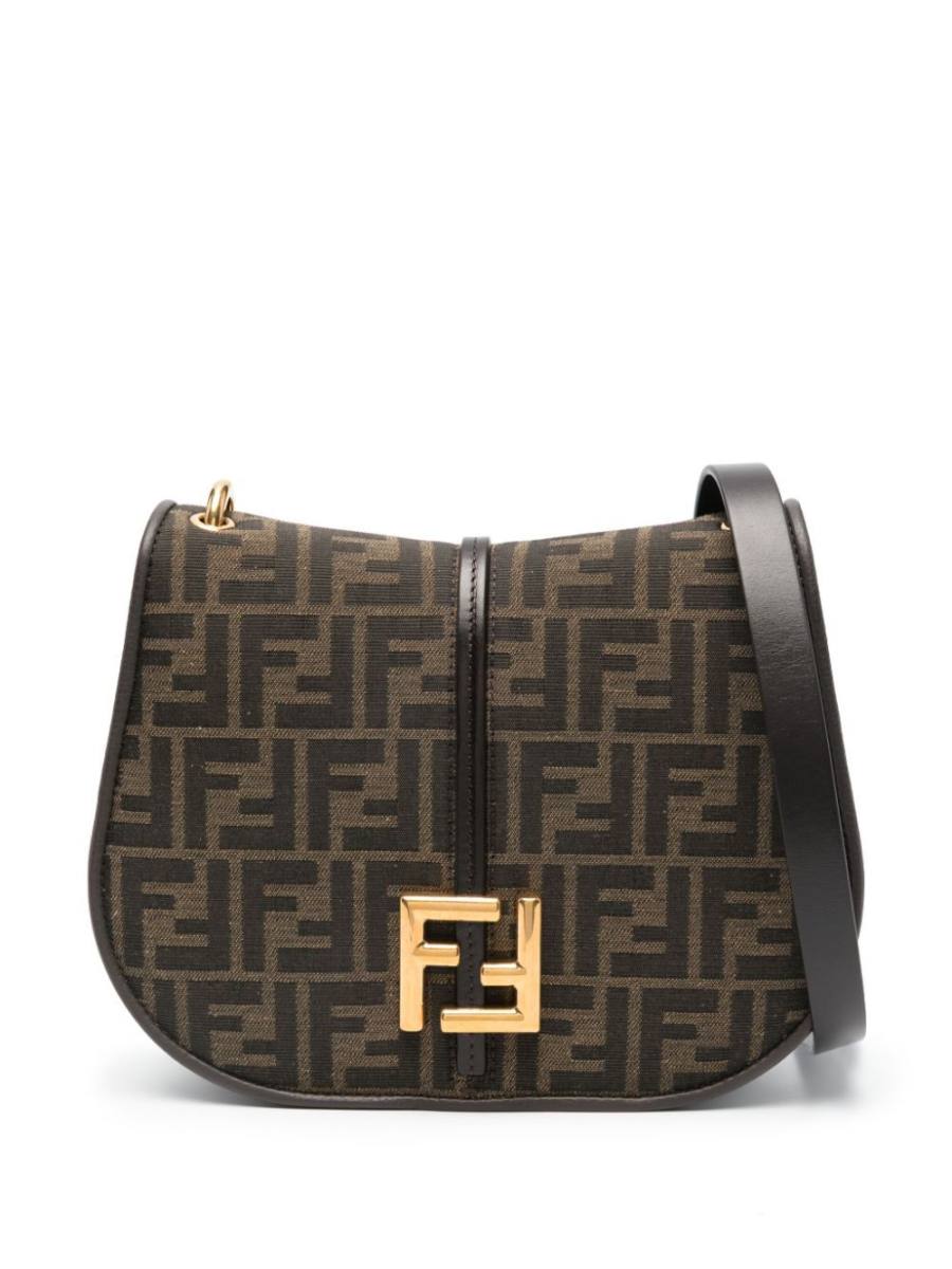 medium C'mon FF jacquard shoulder bag