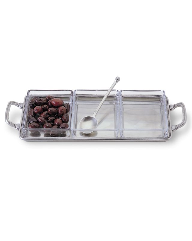 Crudite Tray with Handles
