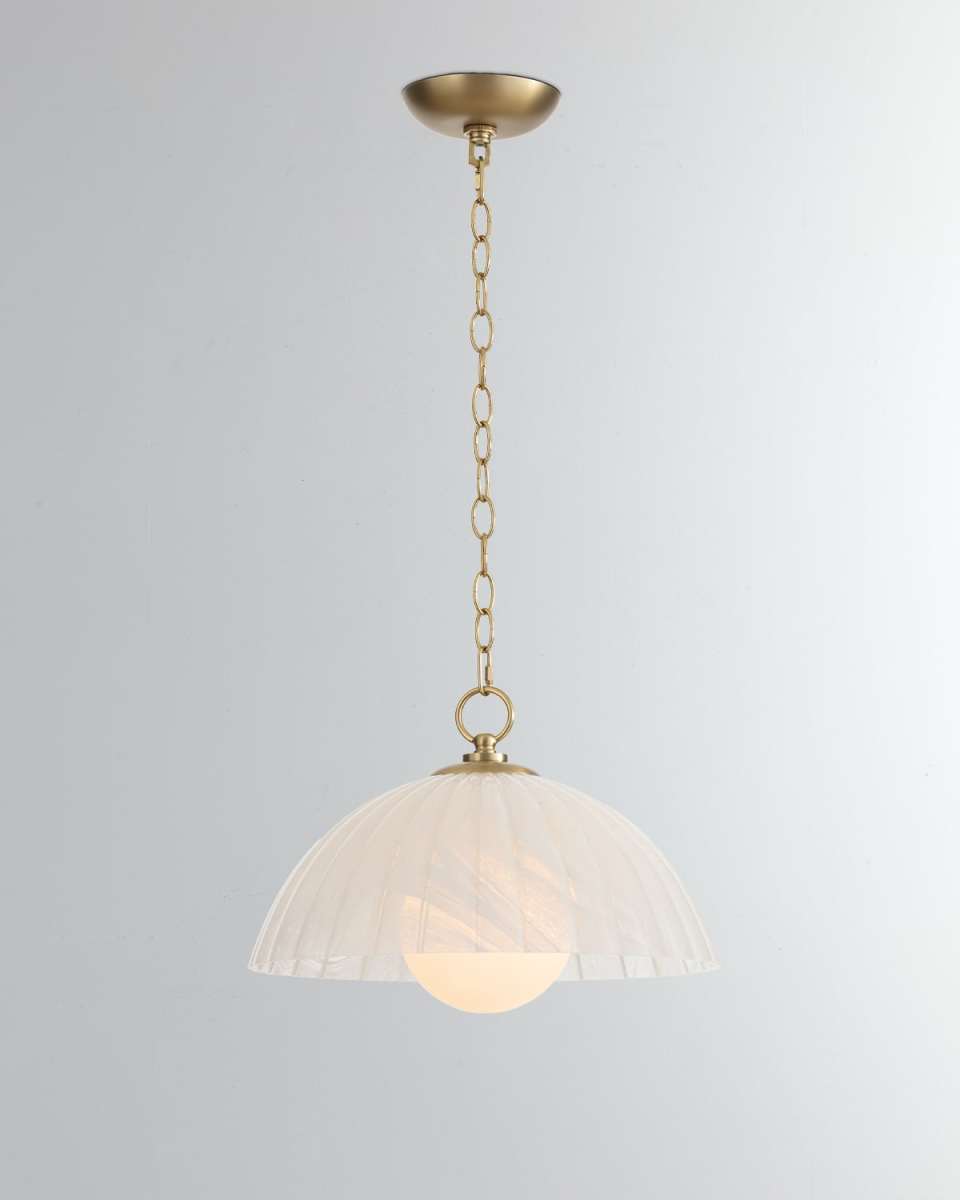 Dariel 16" Glass Pendant