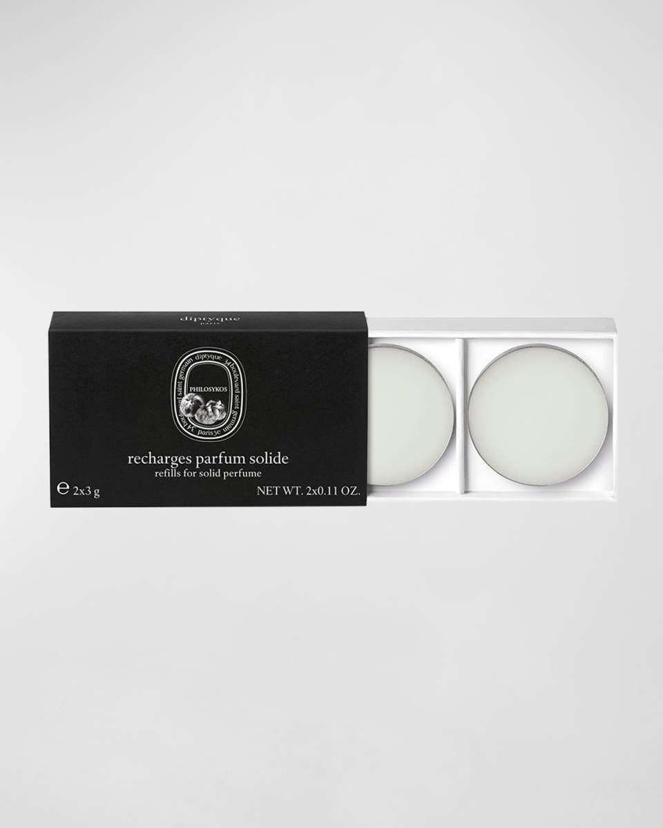 Philosykos Solid Perfume Refills, 2 x 0.1 oz.