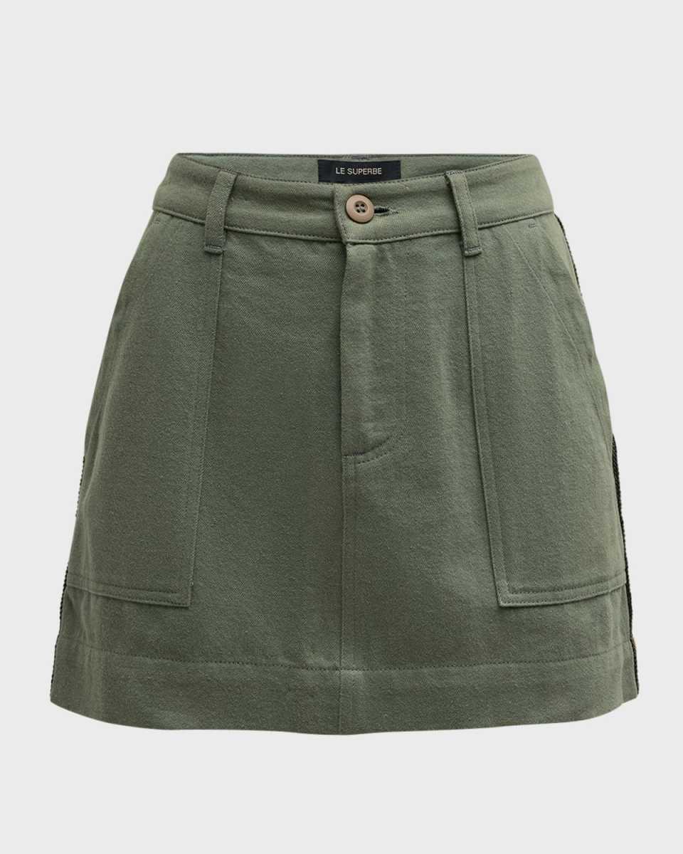 Hendrix Military Mini Skirt