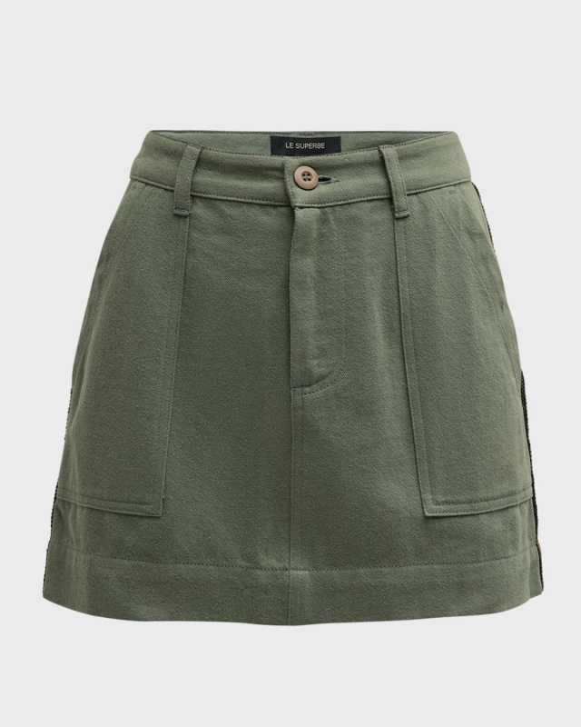 Hendrix Military Mini Skirt