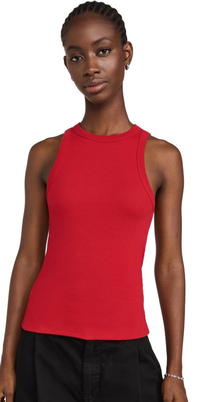 Sold Out NYC The Not So Basic Tank in Cherry Cherry