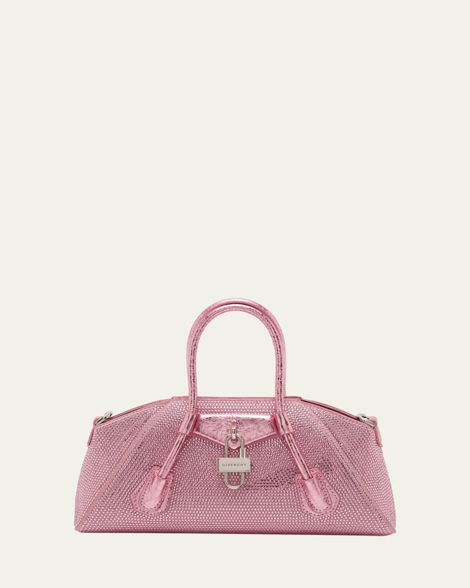 Antigona Stretch Mini Top Handle in Satin Strass