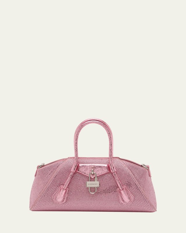 Antigona Stretch Mini Top Handle in Satin Strass