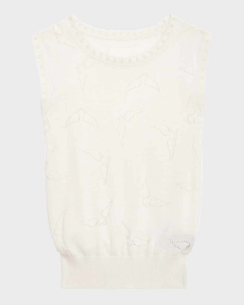 Emmyl Pointelle Knit Wings Sweat