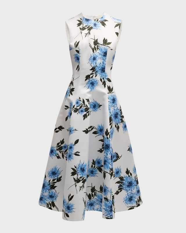 Dahlia Floral Mara Midi Dress