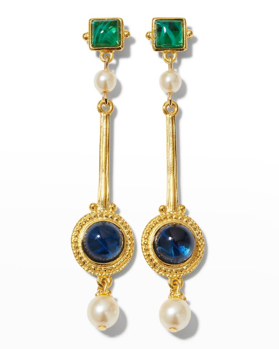 Byzantine Linear Earrings