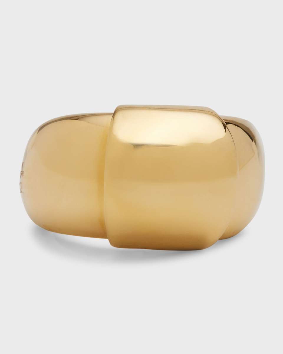 18K Yellow Gold Renaissance Ring, Size 6