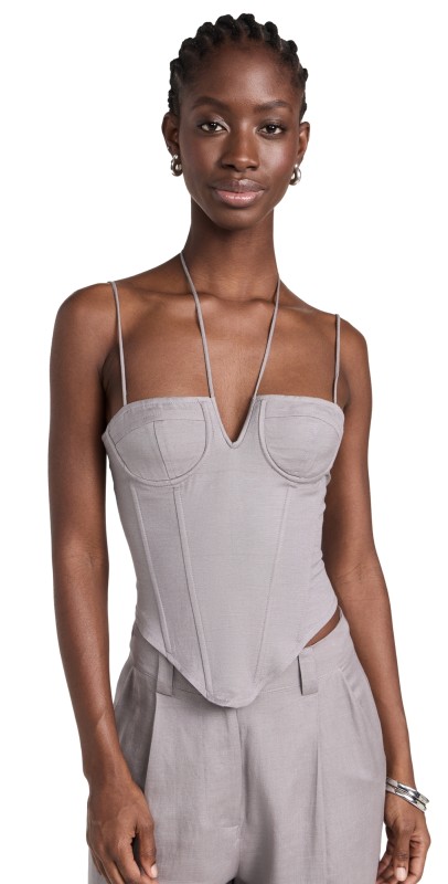 Lioness Del Gato Corset Top Rhode