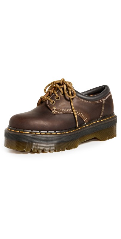 Dr. Martens 8053 4i Quad Arc Oxfords Dark Brown Crazy Horse