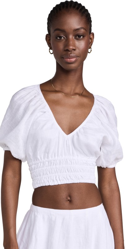 FAITHFULL Geriba Top White