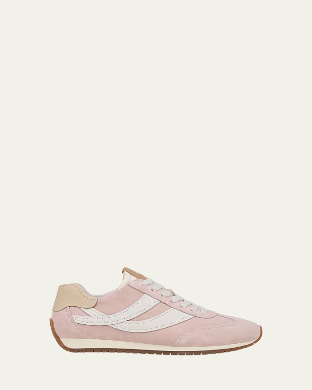 Oasis Mixed Leather Retro Sneakers