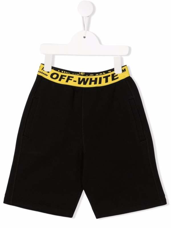 logo-band shorts