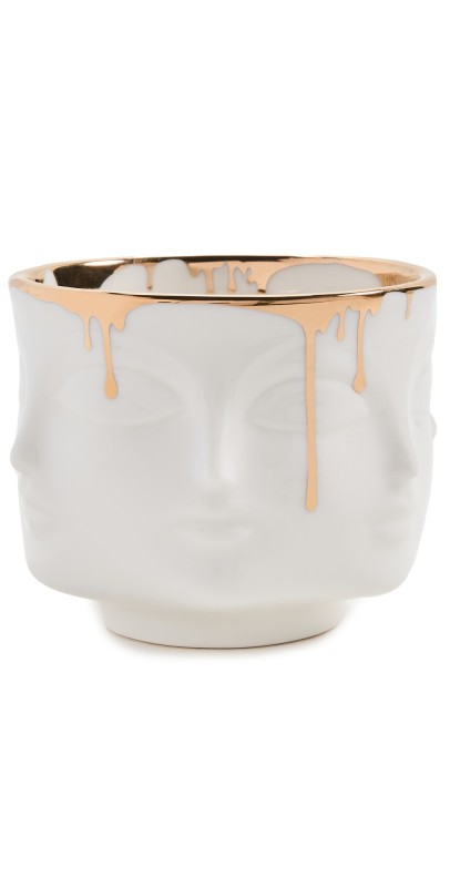 Jonathan Adler Gilded Dora Maar Condiment Bowl White/Gold