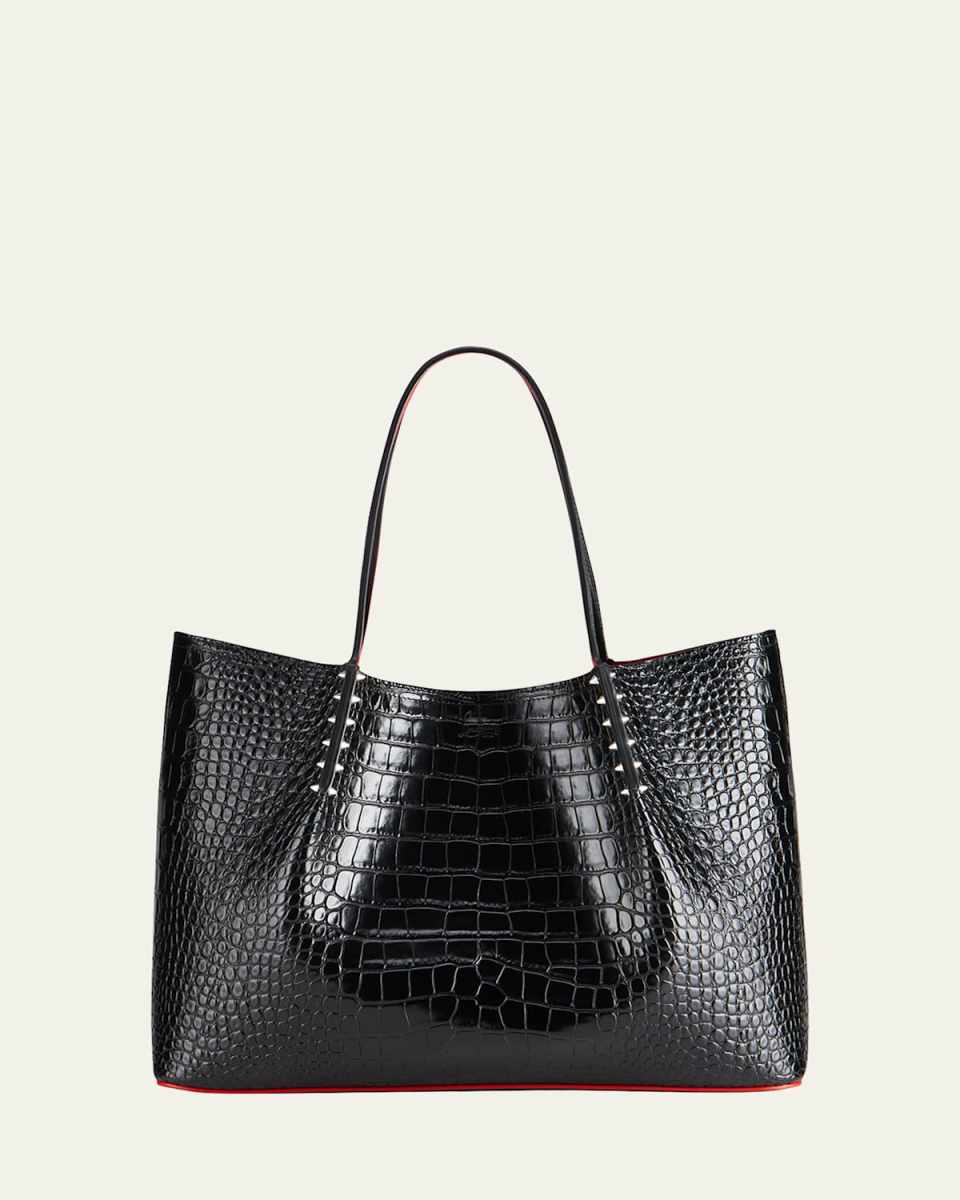 Cabarock Large in Croc Embossed Leather