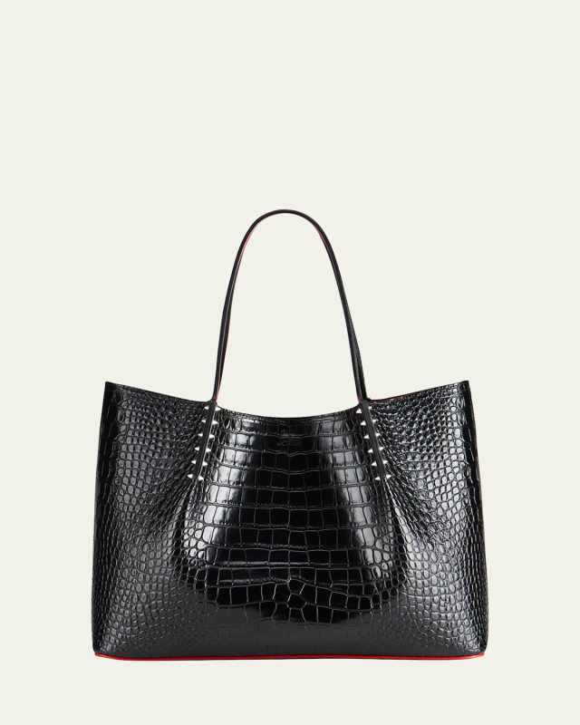Cabarock Large in Croc Embossed Leather