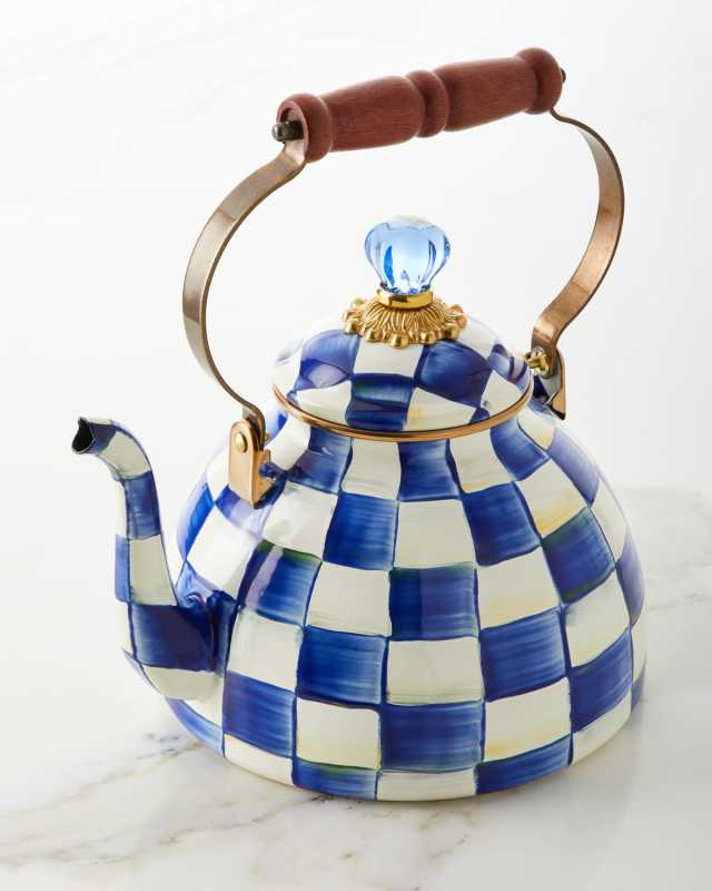 Royal Check 3-Quart Tea Kettle