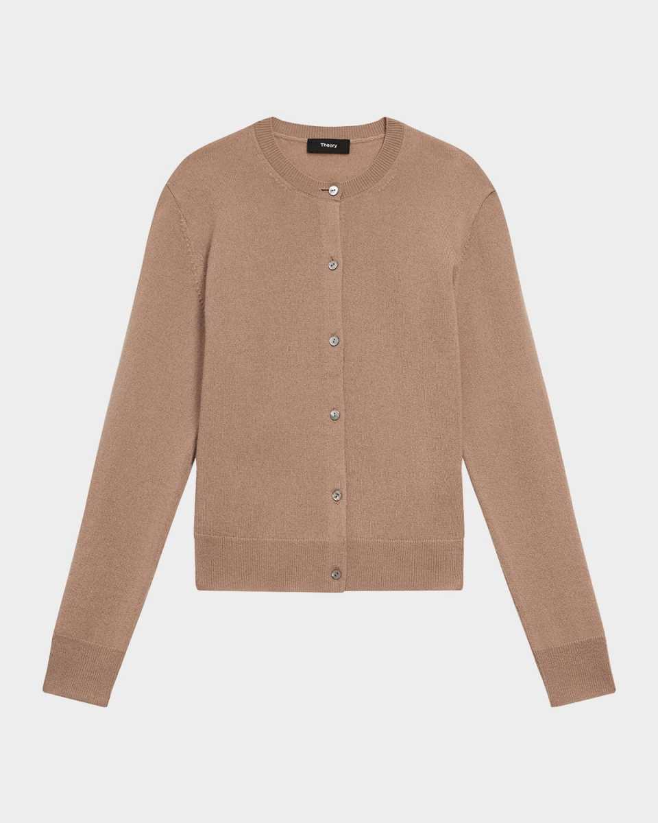 Cashmere Cropped Cardigan Sweater