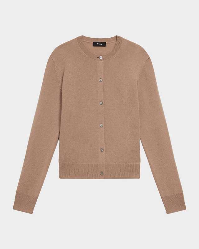 Cashmere Cropped Cardigan Sweater