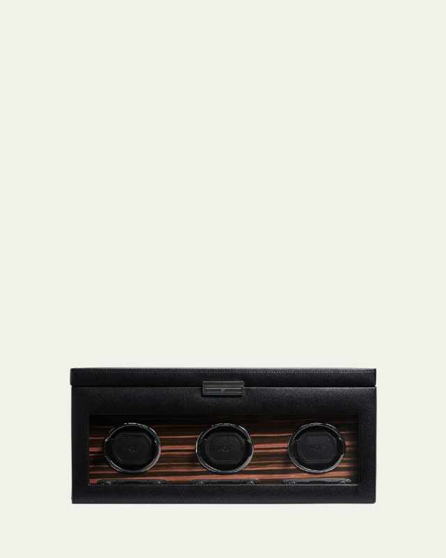Roadster Triple Watch Winder with Storage
