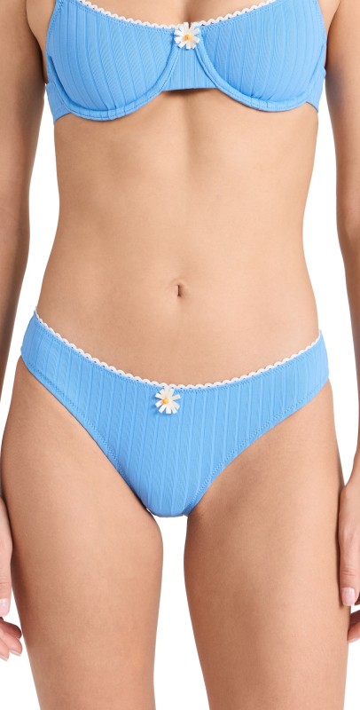 Solid & Striped The Daphne Bikini Bottoms Marina Blue