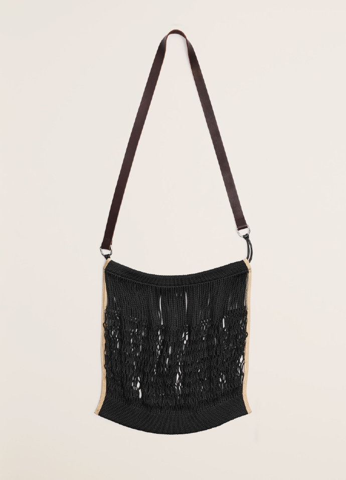 Lemaire LARGE CROSSBODY FILT NET SHOPPING BAG
