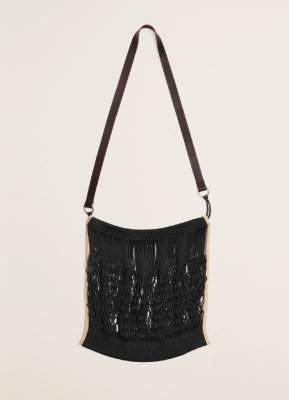 Lemaire LARGE CROSSBODY FILT NET SHOPPING BAG