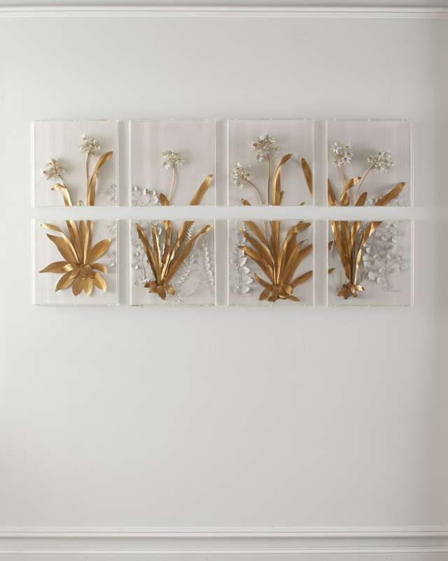 "Agapanthus" 8-Panel Wall Art