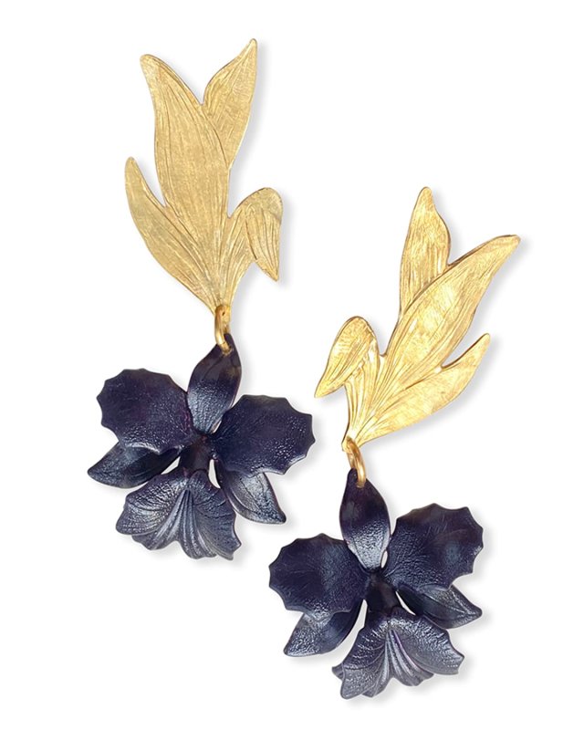 Kalea Orchid Earrings