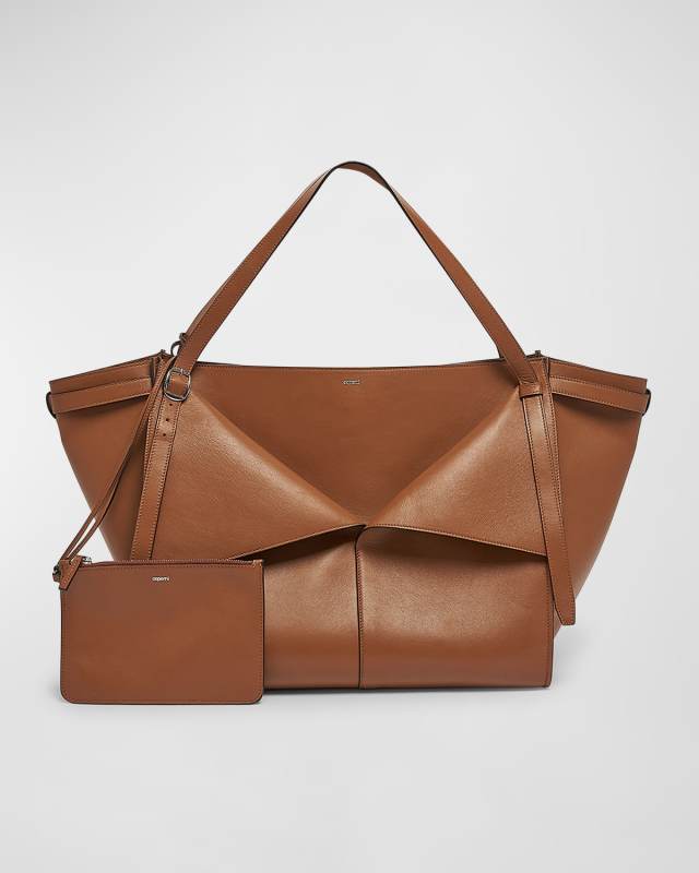 Belt Flap Leather Shoulder Bag