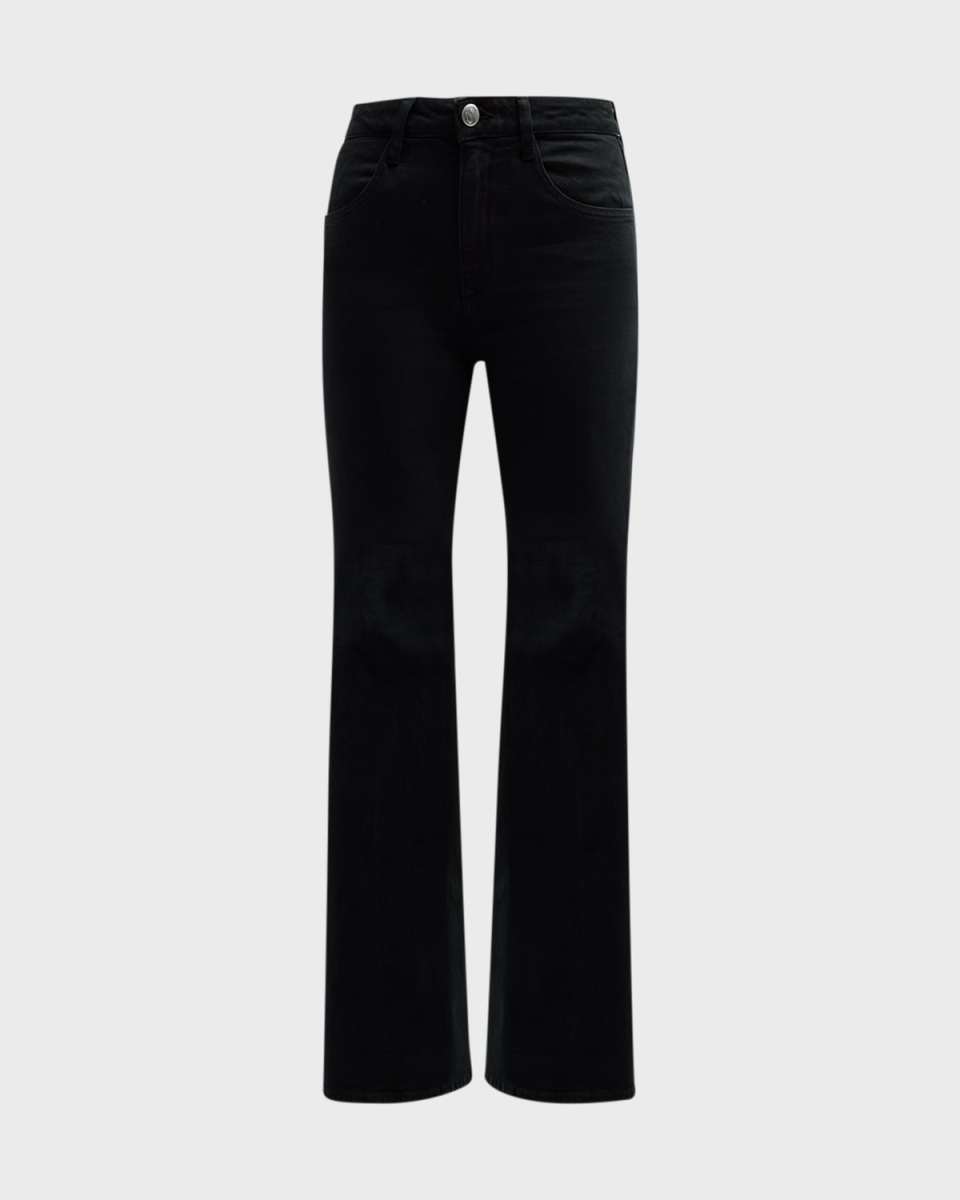 High-Rise Micro Flare Denim Jeans