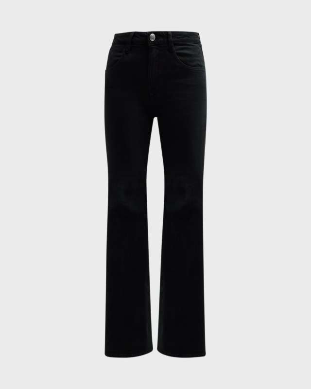 High-Rise Micro Flare Denim Jeans