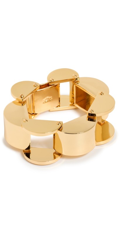 Lele Sadoughi Scallop Bracelet Gold