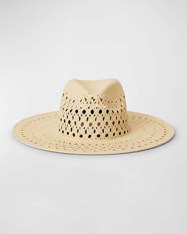 Heidi Woven Straw Fedora