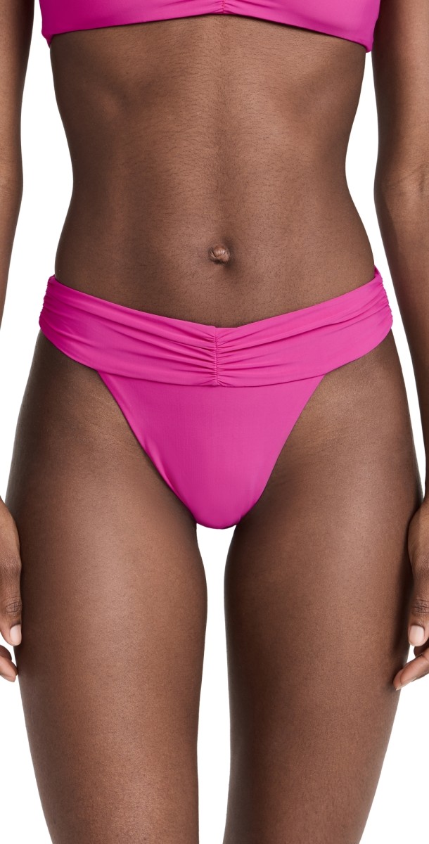solido High Waist Bikini Bottoms Bubble Gum Pink