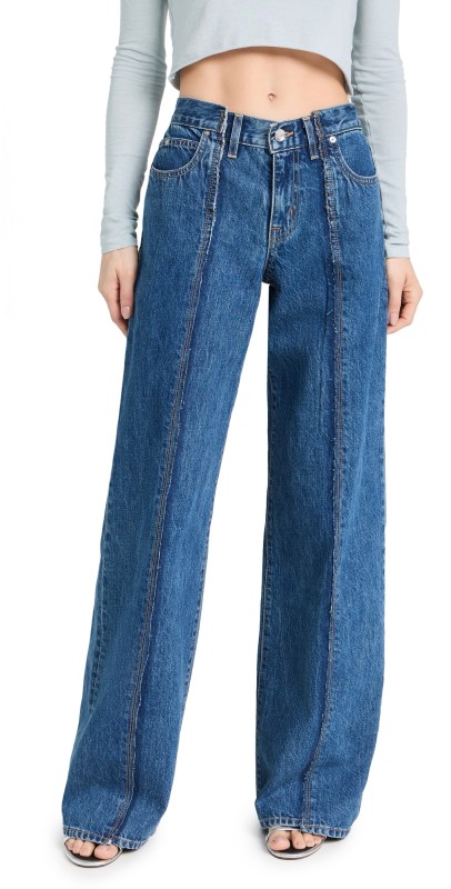 SLVRLAKE Re-Work Mica Paneled Jeans Forbidden Love