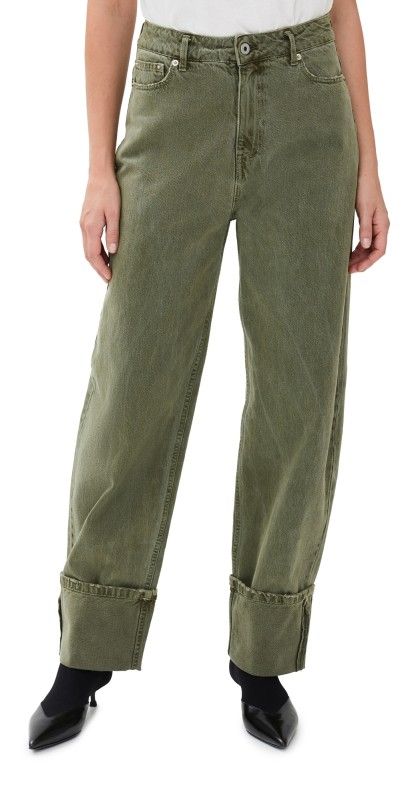 HALFBOY Boyfriend Jeans Dark Olive