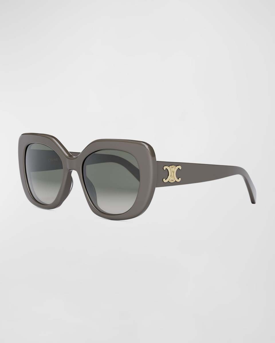 Triomphe Acetate Butterfly Sunglasses