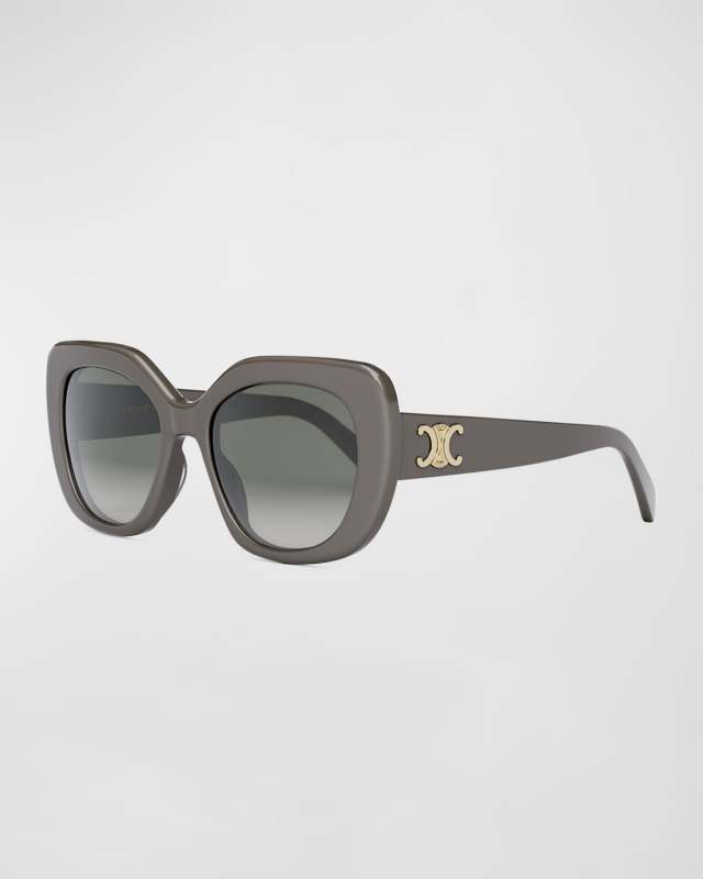 Triomphe Acetate Butterfly Sunglasses