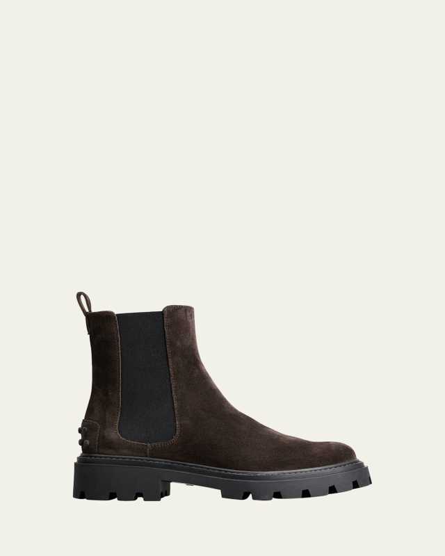 Suede Chelsea Ankle Boots