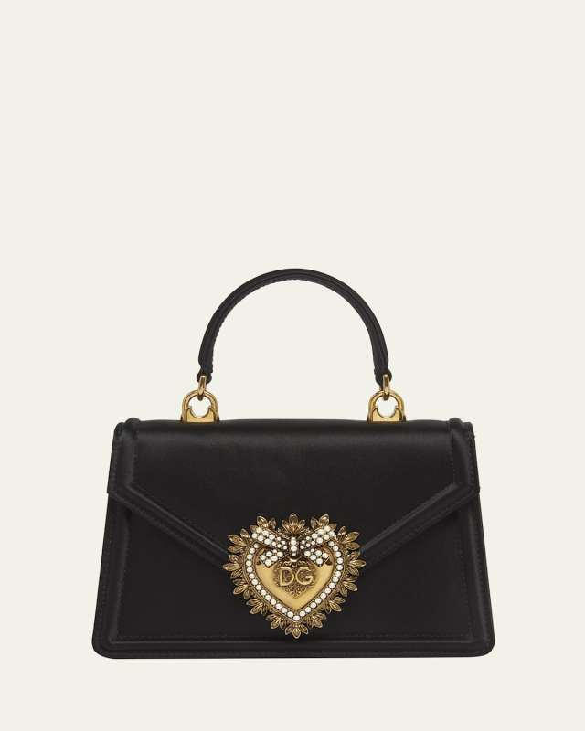 Devotion Mini Satin Top-Handle Bag