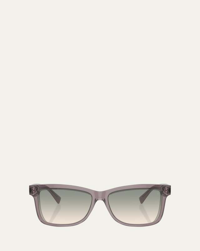 Logo Acetate Butterfly Sunglasses