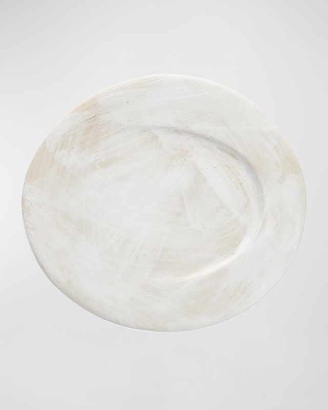 No.2 White Claudia Universal Saucers, Set of 4
