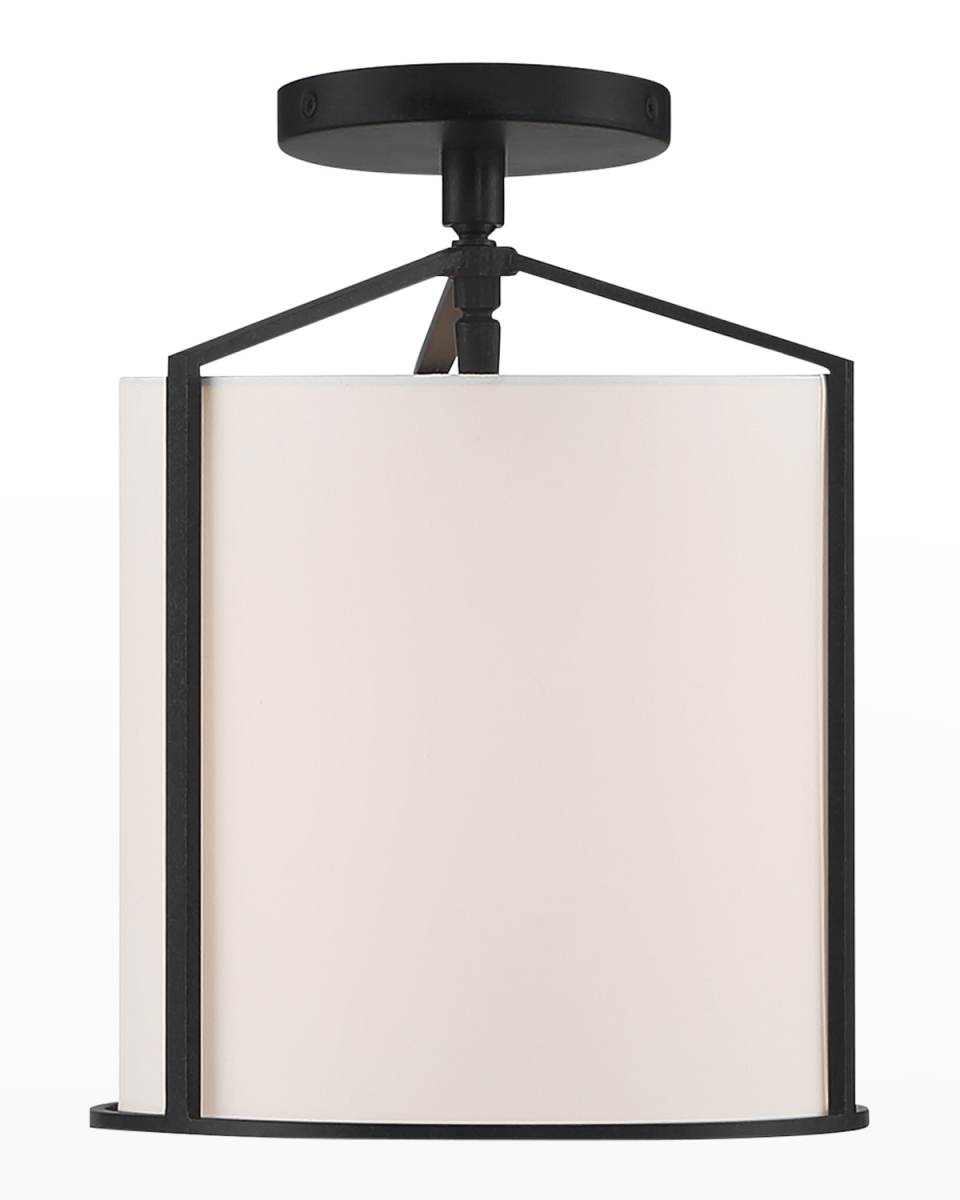 Carlyn 1-Light Black Ceiling Mount