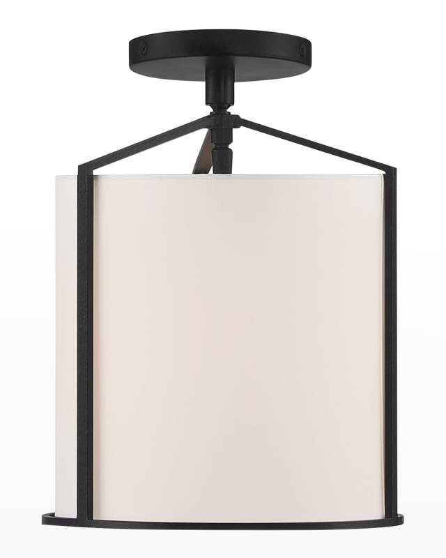 Carlyn 1-Light Black Ceiling Mount