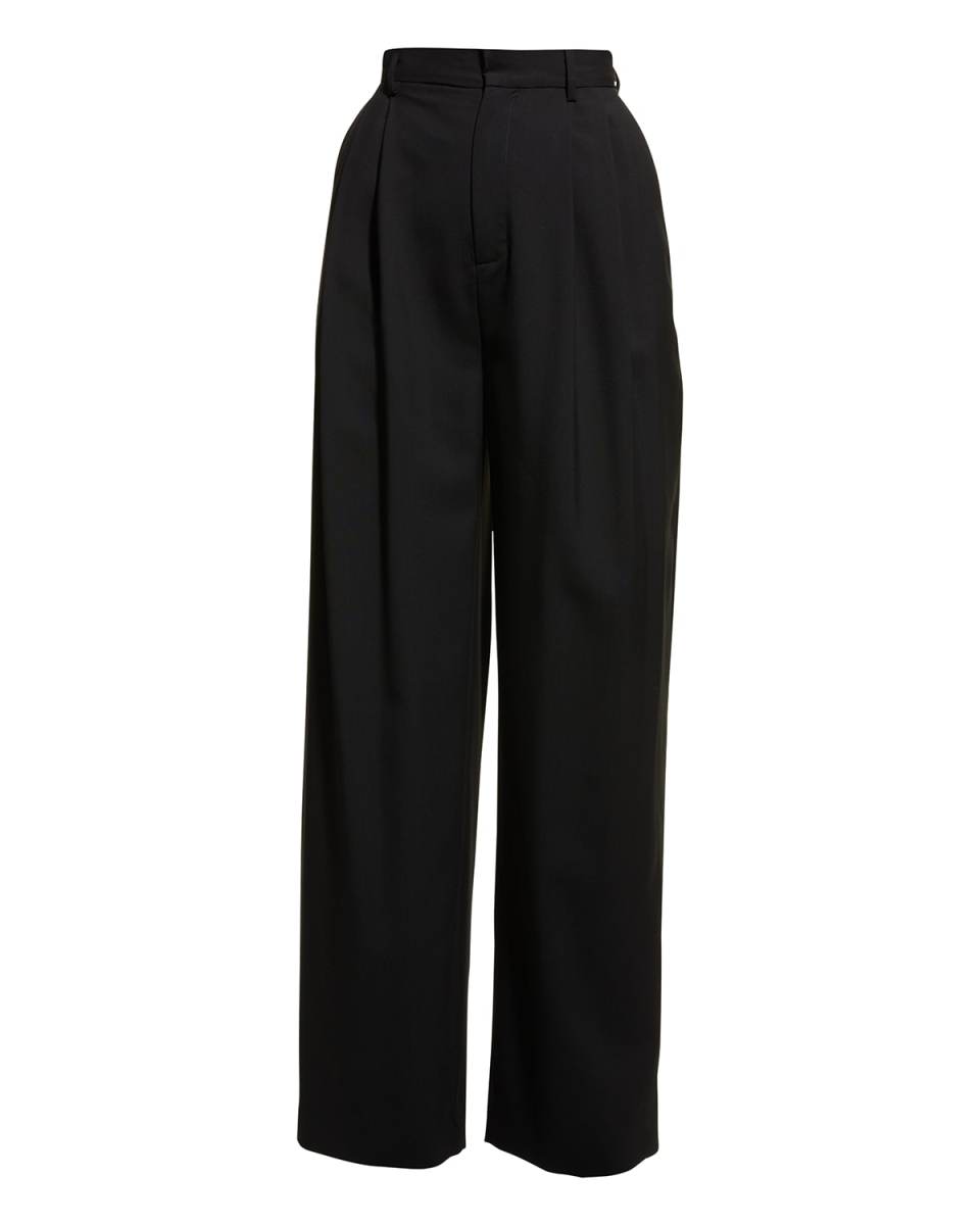 Pleated Pants in Lightweight Wool