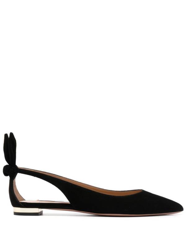 Deneuve suede ballerina shoes
