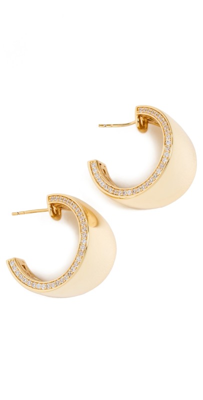V. BELLAN Nicole Hoops Yellow Gold
